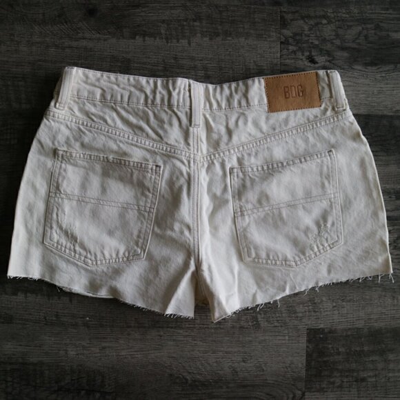 NWT Urban Outfitters Cut Off Shorts Harri Low Rise Neutral Color - Picture 11 of 12